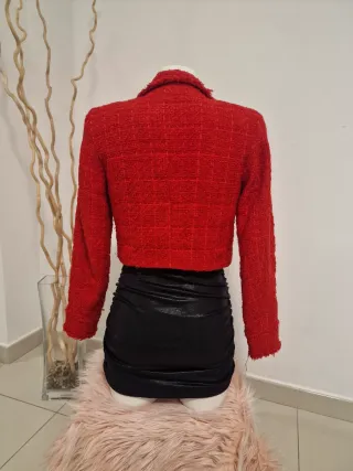 Chaqueta Roja Tweed