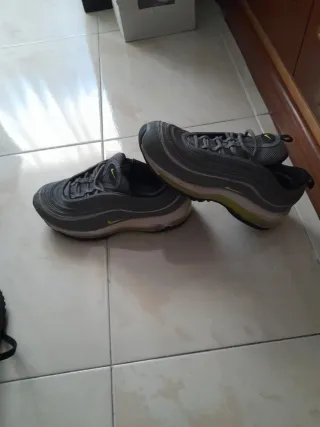 Zapatillas Nike Air Max niño gris/verde