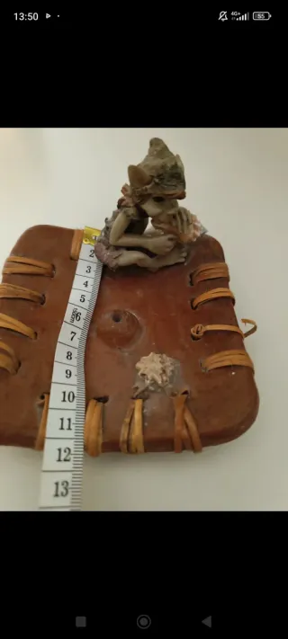 Porta incenso gufo e gnomo in ceramica