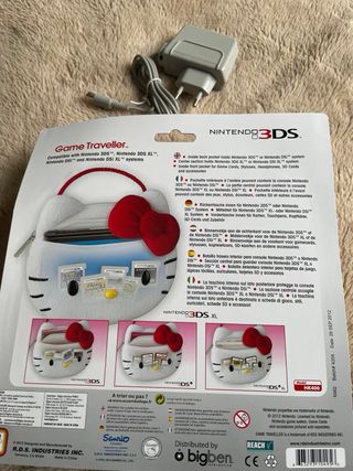 Bolso Hello Kitty Nintendo 3DS/XL, DSi/XL DS/XL ..