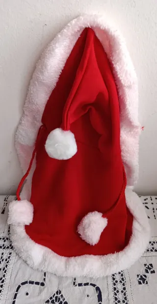Mantellina Natalizia rossa per cani/gatti tg M