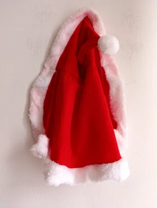 Mantellina Natalizia rossa per cani/gatti tg M