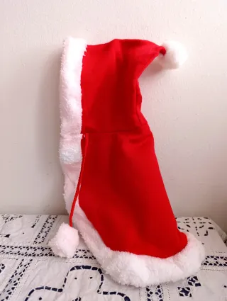 Mantellina Natalizia rossa per cani/gatti tg M