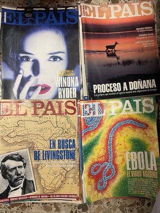 Revistas El País semanal años 1993 y 1994