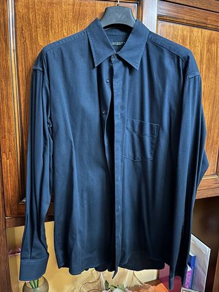 Camicia Sisley Blu Notte Uomo