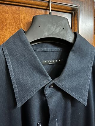 Camicia Sisley Blu Notte Uomo