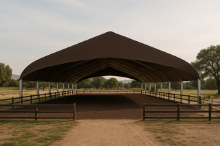 Cubiertas equitación centros ecuestres Extremadura