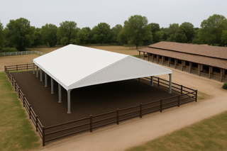 Cubiertas equitación centros ecuestres Extremadura