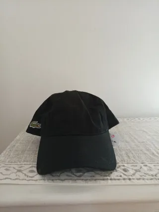 Gorra Lacoste Negra Hombre