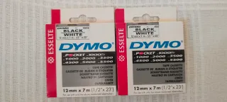 Cintas DYMO 45013 Negro/Blanco 12mm