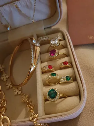 Lote Joyería Chapada en Oro
