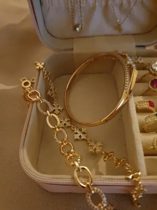 Lote Joyería Chapada en Oro