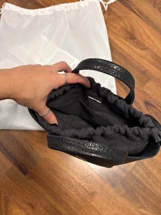 Bolso Bimba y Lola Negro Piel Texturizada