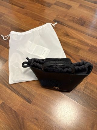 Bolso Bimba y Lola Negro Piel Texturizada