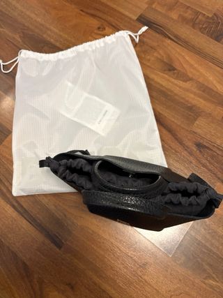 Bolso Bimba y Lola Negro Piel Texturizada