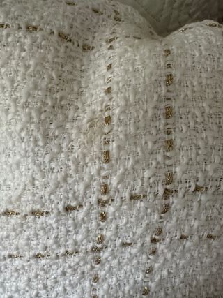 Abito Tweed Bianco e Oro