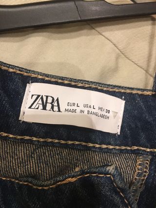 Top vaquero Zara sin estrenar