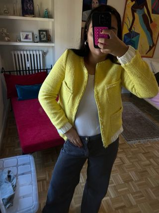 Chaqueta Zara Amarilla