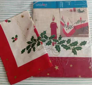 Set tovaglioli di Natale per tavola + tovagliolo singolo