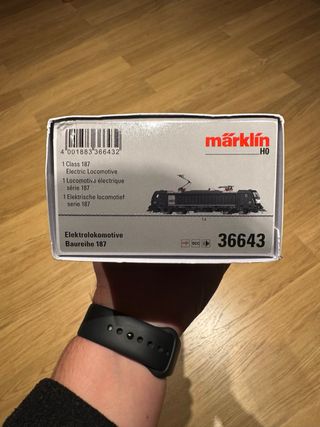 Locomotora Eléctrica Märklin Serie 187 H0 • MFX •