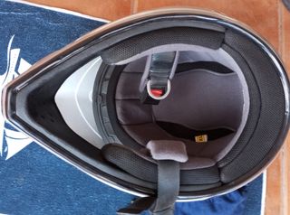 Casco Moto Trail HJC CL-XS Diseño Llamas