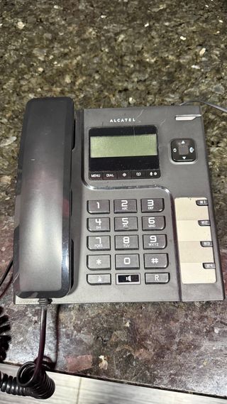Teléfono fijo Alcatel gris