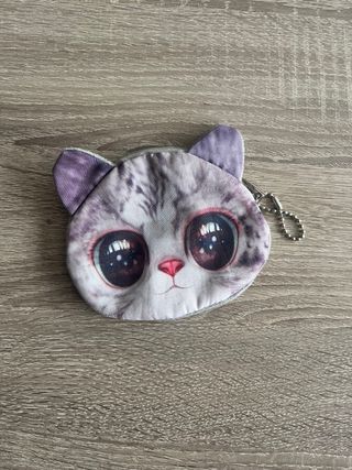 Monedero gato ojos grandes