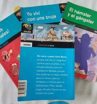 El pirata que robó las estrellas. Lote de 4 libros