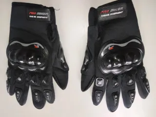 Guantes PRO BIKER Moto Negro y