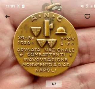 Medaglia Adunata Nazionale Combattenti 1936