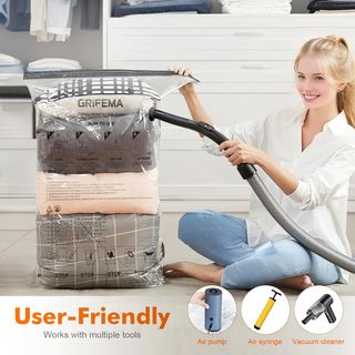 GRIFEMA 12 Bolsas de Almacenamiento al Vacío, 4 Ta