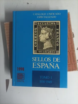 Lote Catálogos Sellos España Filatelia + regalos