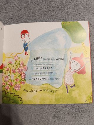 Daniela e a horta do avó