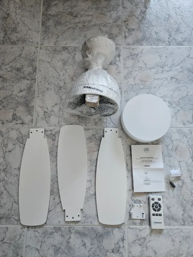 Ventilador de techo con luz