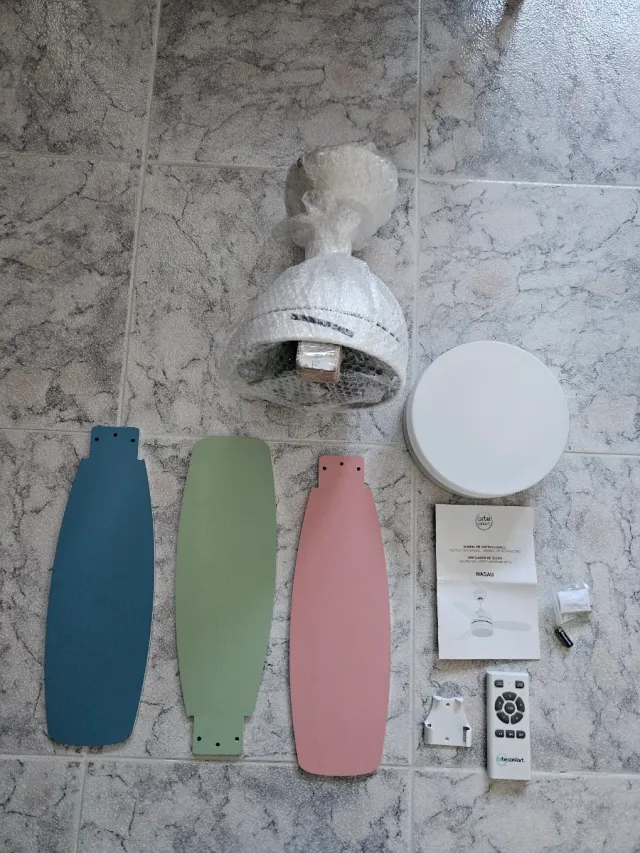 Ventilador de techo con luz