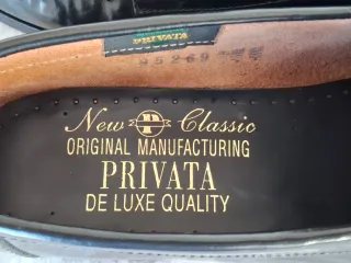 Mocasines PRIVATA Mujer Talla 38 Negros.