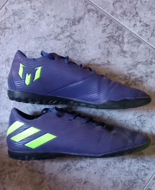 Zapatillas Fútbol Adidas Messi Morado/Verde