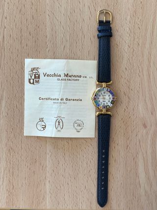 Reloj Murano Cristal Oro 24kt Artesano 2005