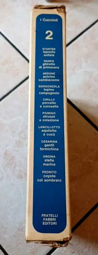 I Cuccioli Fabbri Ed. lotto Fiabe Sonore vintage