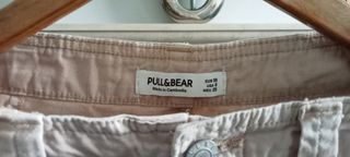 Calças Cargo Bege Pull&Bear