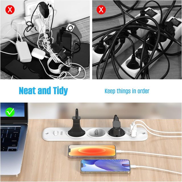 Tomada 4000W com 3 USB