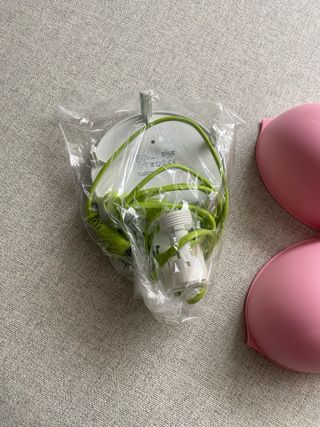 Lámpara Flor IKEA Rosa y Verde