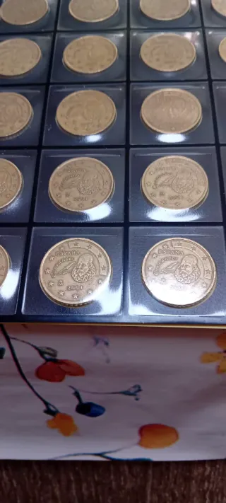 Moneda 50 céntimos Cervantes ,1999,2000,2001
