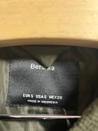 Chaqueta bomber verde mujer