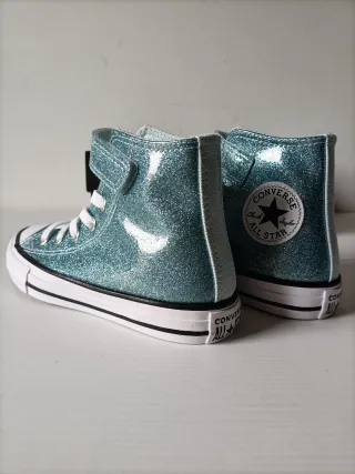 Converse Bambina Glitter Azzurro
