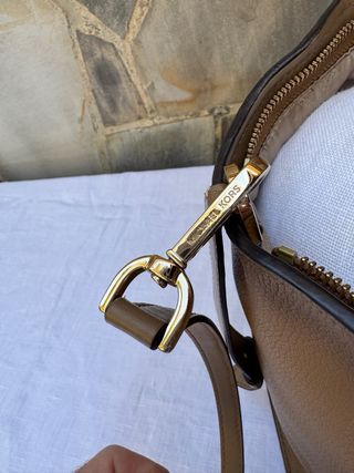 Bolso Michael Kors Marrón y Dorado