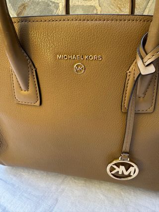 Bolso Michael Kors Marrón y Dorado