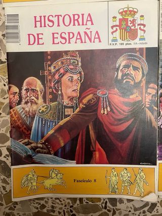 8 Tebeos cómics Historia de España 1986