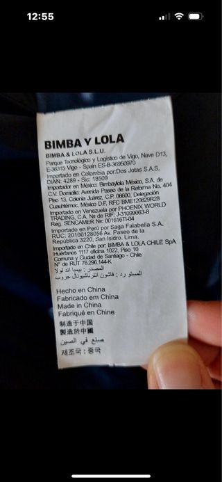 Chaleco de plumas Bimba y Lola