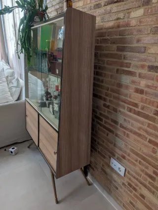 Mueble Bar Vintage Madera y Metal